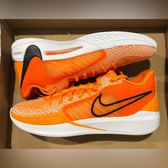 Women’s Size 11.5 Nike Sabrina 1 Tb Promo Tb Orange Basketball Shoes Fq3837-802. Color Is Orange/Black/White. Women’s Size 11.5, Men’s Size 10. Unreleased Promo Colorway. Brand New Without Box. Fast Shipping. Shoes Rotation, Orange Basketball Shoes, Orange Basketball, White Nike Shoes, Nike High, Nike Metcon, Swim Shoes, Nike Basketball Shoes, Air Max Women