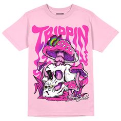 Pink Sneakers DopeSkill Pink T-shirt Trippin Graphic Streetwear Grunge Graphic Tees, Sneaker Graffiti, Elements Of Hip Hop, Graphic Tee Streetwear, Pink Graphic Tee, Designed Shirts, Urban Hip Hop, Fitting Pants, Streetwear Hip Hop