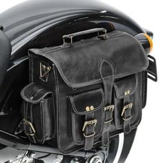 Discover the perfect storage solution for your motorcycle adventures with our large genuine leather side bag. Get yours today and hit the open road in style! Free shipping worldwide. Large two motorcycle saddle bag's with centre attachment Material- Premium cowhide leather OR goat hide leather. Cowhide leather offers a balance of softness and firmness, ensuring a pleasant sensation while maintaining the necessary durability for items such as bags or upholstery. This makes it an enduring option i Large Capacity Black Bag For Adventure, Leather Biker Bag For Everyday Use, Biker Style Leather Travel Bag, Black Leather Saddle Bag With Large Capacity, Black Leather Saddle Bag For Travel, Black Leather Adventure Bag, Black Soft Leather Travel Saddle Bag, Black Soft Leather Saddle Bag For Travel, Black Leather Outdoor Travel Bag