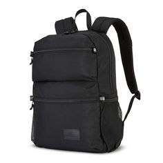 Bring all your essentials wherever you need with this High Sierra Everclass Backpack. How do you accessorize? Check out our ACCESSORIES GUIDE for essential tips to elevate your style with must-have accessories.FEATURES 360° reflectivity: Be bold. Be bright. Fits most laptops up to 15.6” Sizeable exterior catchall pockets for quick access Padded back panel and shoulder straps Patch with debossed logo for elevated look 6 total compartments - 2 main compartments, 2 catchall pockets, 2 water bottle High Sierra Backpack, Accessories Guide, Debossed Logo, California State, Be Bold, Black Backpack, Pocket Detail, School Year, Shoulder Straps