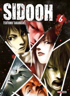 the cover to sidooh volume 6, featuring four different faces and their characters