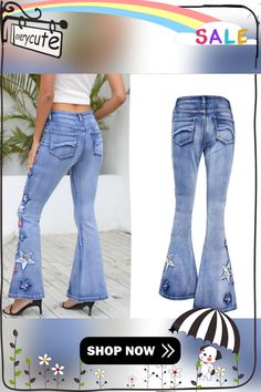 Wide-leg Denim Bell-bottom Pants Wide-leg Denim Bottoms With Drawstring, Denim Blue Patchwork Wide-leg Flare Jeans, Full-length Denim Bottoms With Elastic Waistband, Denim Blue Pull-on Wide Leg Bottoms, Stretch Denim Full-length Flares, Out Of Your Comfort Zone, Bell Bottom Pants, Bell Bottom, Wide Leg Denim