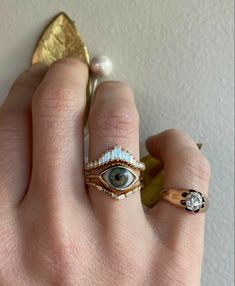 Ring Inspo Jewelry, Interiors Aesthetic, Funky Ring, Jungle Aesthetic, Vintage Retro Aesthetic, Aesthetic Edgy, Aesthetic Artsy, Whimsical Aesthetic, Nautical Aesthetic