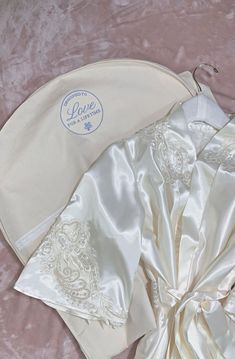 Preorder Only - Cherish Embroidered Garment Bag with Padded Hanger – Unbox the Dress Bride Garment Bag, Repurpose Wedding Gown, Wedding Dress Keepsake, Hanger Design, Bridal Robe, Muslin Bags, Same Love, Love Now, Christening Gowns