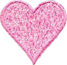 a pink heart shaped object on a white background