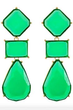 Resin #arcadia #green  #dropearrings #trendy #chic #resin #accessories Metal Post, Resin Accessories, Derby Fascinator, Color Trends Fashion, The Body Book, Conditioner Bar, Earrings Resin, Clover Earrings, Trendy Chic