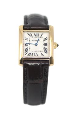 CARTIER TANK FRANCAISE 18K YELLOW GOLD WATCH REF:1821 CASE:25MM SKU:8-23 SERVICED/POLISHED AFTERMARKET STRAP/ORIGINAL BUCKLE 100% AUTHENTIC WITH BOX AND PAPERS Vintage Cartier Yellow Gold Watch, Vintage Yellow Gold Cartier Watch, Vintage Cartier Watch For Formal Occasions, Cartier Gold Watches For Formal Occasions, Classic Yellow Gold Watches For Formal Occasions, Cartier Gold Watch With Rectangular Dial, Gold Cartier Watch With Rectangular Dial, Luxury Gold Cartier Watch, Designer Gold Watches With Chronometer