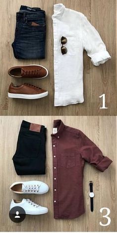 Kemeja Lelaki, Mens Casual Outfits Summer, Men Fashion Casual Shirts, Shirt Casual Style, Mens Casual Dress Outfits, Men Stylish Dress, Mens Fashion Casual Outfits