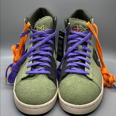 Brand New No Box Size 9 Men’s / 10.5 Women’s Questions? Leave A Comment Below! Converse Suede Skate Shoes For Streetwear, Converse Leather Skate Shoes With Round Toe, Green Leather Converse Sneakers, Converse Leather Sneakers For Sports, Converse Urban Leather Sneakers, Urban Leather Converse Sneakers, Urban Style Leather Converse Sneakers, Converse Leather Lace-up Custom Sneakers, Sporty Custom Leather Converse Sneakers