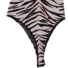 Unleash your wild side with our Kaia Bodysuit! This chic bodysuit features a bold zebra print mesh that will make you stand out from the crowd. Chic Summer Bottoms With Zebra Print, Stretch Zebra Print Bottoms For Summer, Party Zebra Print Bottoms, Fitted Tiger Print Summer Bottoms, Fitted Tiger Print Bottoms For Summer, Girls Sweet, Zebra Print, Swimwear Tops, Jumpsuit Dress