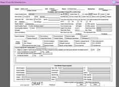 a form that is being used to fill out forms