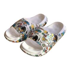 Try out The Nita Open-Toe EVA Slides which are extremely trendy, comfy, and stylish. Made with fine materials, these slides are a great match for every occasion or for a casual outing. If you are off to a beach vacation or a pool party, then these would be the perfect solution that your feet need to look and feel great! FEATURES: Style: Open-toe Design: Nita Slides. Super soft and comfy. Thick platform sole. Sole material: EVA Vamp material: EVA COMFORTABLE MATERIAL: The Premium Slides are made Casual Breathable Slides, Comfortable White Casual Slides, Comfortable Casual Slides For Leisure, Casual Comfortable Slides For Leisure, Casual Non-slip Slides, Us Man, Toe Designs, Feeling Great, Out Of Style