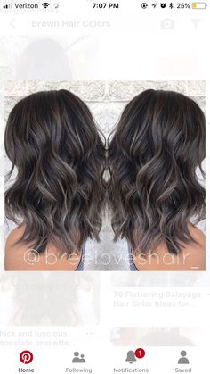 Coffee Brown Hair, Hair Color Light Brown, Brunette Balayage Hair, Brown Highlights, Hair Color Balayage, Hair Inspiration Color