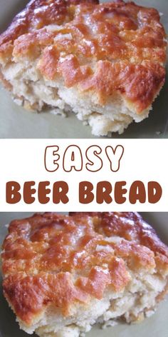 Easy Beer Bread Recipe Easy Beer Bread Recipe, Bread Machine Bread Recipes, Easy Beer Bread, Machine Bread Recipes, Bread Dutch Oven, Pumpkin Bread Recipes, Spark Recipes, Beer Bread Easy, Bread No Knead