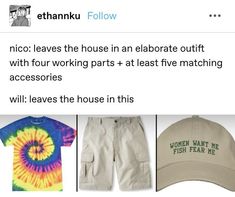 an image of clothes and hats that are on the tweetche page, with caption