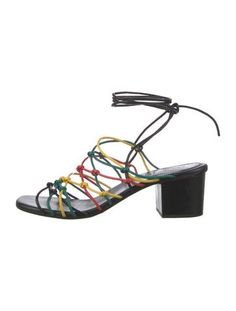 Chloé Leather SandalsBlackFloral PrintMultistrapFit: This style typically runs a half size small.Unfortunately, due to restrictions, this item may not be eligible for shipping in all areas. Chic Strapped Sandals For Summer, Spring Leather Strapped Lace-up Sandals, Black Leather Lace-up Sandals For Spring, Black Lace-up Sandals With Adjustable Strap For Spring, Summer Leather Strapped Heels, Summer Strappy Leather Heels, Leather Lace-up Sandals With Block Heel For Beach, Spring Strapped Sandals With Wrapped Heel, Leather Lace-up Sandals With Strap For Summer