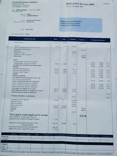 an invoice is displayed on top of a piece of paper