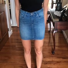 Tight Denim Skirt In Perfect Condition Never Worn With Braided Detailing Around Belt Holes Jean Skirts, Denim Outfits, Jean Skirt, Denim Outfit, Jeggings, Denim Skirt, Womens Skirt, Tights, Braids