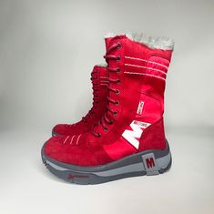 Size is labeled as EUR 37 Condition is 9/10. Some wear signs are possible as item is pre-loved. *next day shipping from Europe *shipping up to 2-3 weeks  *Please be wary of shipping delays 😥 *always sending tracked❤️ Mustang Red, Lithuania, Boot Shoes Women, 3 Weeks, Red Leather, Hiking Boots, Mustang, Womens Boots, Shoe Boots