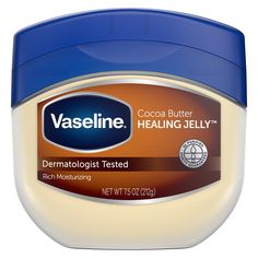 Vaseline Cocoa, Vaseline Cocoa Butter, Vaseline Petroleum Jelly, Vaseline Jelly, Healing Dry Skin, Body Lotion Cream, Petroleum Jelly, 200 Calories, Cosmetic Skin Care