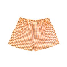 PRICES MAY VARY. Material: This women's plaid boxers are made of high quality 95%polyester, 5%cotton. The casual shorts for women are breathable and skin-friendly. Cut from soft fabric for a comfortable fit. Feature:Elastic waistband, casual lounge short ,low waist, plaid print, solid color, button front, loose fit, micro above knee length, pull-on closure, easy to put on and take off. Style: Y2k short, Low waist design highlights your charming figure. And the classic color allows you to stand o Y2k Pajamas, Boxer Shorts For Women, Orange Clothes, Y2k Bottoms, Plaid Boxers, Pajamas Shorts, Shorts Pajamas, Party Dancing, Pajama Bottoms Womens