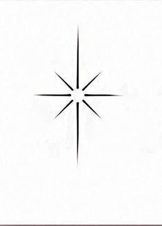 a black and white photo of a star on a white background with the word,