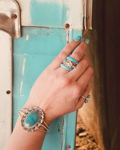 Absolutely love these! The turquoise wraps around ✨🩵 All made right here in the USA 🇺🇸 Genuine turquoise and sterling silver, ya baby ✨ Kids Earrings, Genuine Turquoise, Barbie Girl, Native American Jewelry, Vintage Watches, Earring Necklace, Vintage Necklace, Band Ring, Band Rings