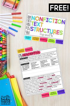 Nonfiction text structures refer to how authors organize and present information in their writing. Understanding these structures can help students develop critical thinking skills, improve reading comprehension, and become better writers. Grab this FREE resource to help your students master these 5 text structures! Elements Of Nonfiction Anchor Chart, Nonfiction Text Structure Anchor Chart, Nonfiction Text Features Activities, Nonfiction Anchor Chart