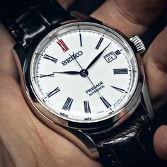 Classic White Round Dial Watch Accessories, Classic White Watch Accessories With Round Dial, Timeless White Watches, Classic White Automatic Watch, Classic White Round Watch Accessories, Classic White Watches With Subdials, Timeless White Round Dial Watch Accessories, Classic White Watch With Rectangular Dial, Timeless White Watch Accessories With Round Dial