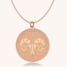 Aries, you like fashion pieces that can be mixed and matched to create different looks. Well here is one for you, Genevieve Gorder's Zodiac Medallion. Wear it solo or layered together in a stack; you will value versatility in this piece that will accommodate your active and dynamic lifestyle. Personalize this medallion with your name and birthday in roman numerals, a phrase, two names, or no personalization at all. You may even personalize this piece with your astrological archetypes: Warrior * Symbolic 14k Rose Gold Necklace, Symbolic Rose Gold Necklace For Anniversary, Symbolic Rose Gold Tarnish Resistant Necklace, Symbolic Rose Gold Tarnish-resistant Necklaces, Symbolic Rose Gold Tarnish-resistant Necklace, Zodiac Sign Medallion Necklace Gift, Gold Plated Zodiac Medallion Jewelry, Luxury Zodiac Sign Medallion Necklace, Rose Gold Zodiac Sign Necklace As Gift