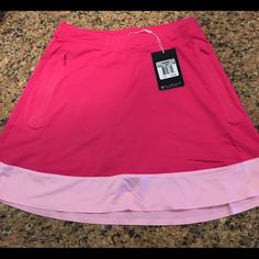 Nike - Golf Skirt Sporty Nike Skirt For Sports, Nike Sports Skirt For Spring, Pink Sports Skirt With Lining, Pink Lined Sports Skirt, Pink Sporty Lined Skort, Nike Skirts, Golf Skirt, Golf Skirts, Nike Pink