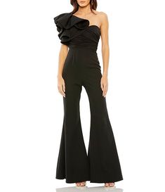 Mac Duggal
One Shoulder Ruffled Detail Flared Jumpsuit #black #fashion #style Chic Strapless Jumpsuit With Ruffles For Evening, One-shoulder Strapless Jumpsuit For Spring, Spring Evening Strapless Overall Jumpsuit, Elegant Strapless Jumpsuit With Ruffles For Party, Chic Evening Strapless Jumpsuit With Ruffles, Spring One Shoulder Ruffled Jumpsuits And Rompers, Chic Sleeveless Jumpsuits And Rompers For Gala, One-shoulder Strapless Jumpsuit For Party, Chic One Shoulder Evening Jumpsuit