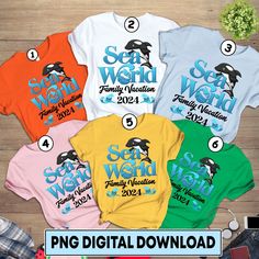 Family Png, Orca Whale, Orca Whales, Sea World, Family Adventure, Digital Products, Family Vacation, Digital Files, Gender Neutral