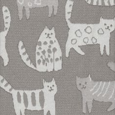 an image of cats on grey background with white outlines in the shape of dogs and cats