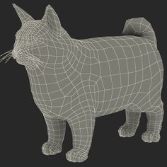 kurilian bobtail cat 3d max Painting Cats, Hand Painted Textures, Cat Model, Kitty Games