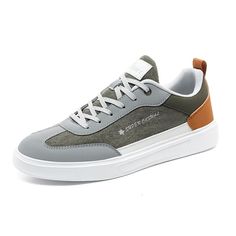 Category:Sneakers; Upper Materials:PU Leather; Lining Materials:PU; Gender:Men's; Toe Shape:Round Toe; Outsole Materials:Rubber; Closure Type:Lace-up; Function:Comfortable,Slip Resistant; Listing Date:07/02/2024 Gray Low-top Running Shoes With Vulcanized Sole, Gray Round Toe Canvas Shoes For Sports, Gray Sports Canvas Shoes, Gray Skate Shoes With Vulcanized Sole And Round Toe, Gray Skate Shoes With Vulcanized Sole, Gray Canvas Shoes With Vulcanized Sole And Round Toe, Gray Canvas Sports Shoes With Rubber Sole, Sports Gray Canvas Shoes With Rubber Sole, Gray Canvas Shoes With Rubber Sole For Sports