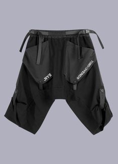 futuristic shorts Fiction Drawing, Techwear Shorts, Cyberpunk Streetwear, Ninja Outfit, Apocalyptic Clothing, Techwear Pants, Techwear Outfits, Urban Ninja, Technical Clothing