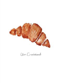 an illustration of croissants with the word un - cooked written in it