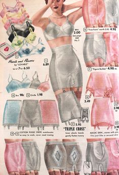 Lingerie Catalog, Fifties Fashion, Pretty Lingerie