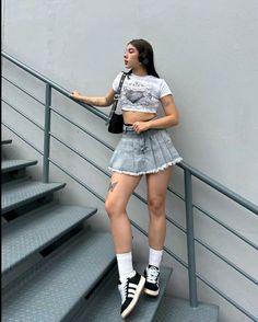 Outfits Streetwear, Outfits Y2k, Shein Outfits, Looks Street Style, Going Out Outfits, Cute Skirts, Teen Fashion Outfits, Outfits Casuales, Aesthetic Fashion