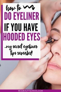 How To Apply Eyeshadow For Hooded Eyes Tutorials, Eyeshadow Guide For Hooded Eyes, Hooded Eye Makeup Guide, Eye Looks Hooded Eyes, How To Do Makeup For Hooded Eyes, Makeup Tutorial For Hooded Eyelids, Hooded Eyeliner Makeup, Eye Makeup Hooded Eyes Older Women, Permanent Eyeliner Hooded Eyes