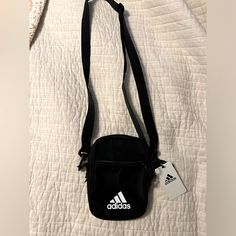 Nwt - Crossbody Bag - Adjustable Straps - Smoke Free Home Adidas Bags, Adidas Black, Black Adidas, Adidas Women, Crossbody Bags, Crossbody Bag, Adjustable Straps, Bag Lady, Adidas