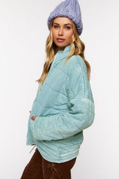 Quilted Zip-Up Jacket