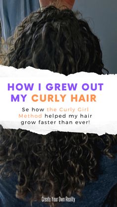 Growing Thicker Hair Naturally, Grow Curly Hair Faster Natural Curls, Hair Growth For Curly Hair, Curly Hair Growth Routine, Tips For Growing Curly Hair, Growing Curly Hair Faster, Hair Oiling Curly Hair, How To Grow Your Hair Faster Curly Hair, How To Make Curly Hair Grow Faster