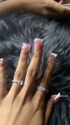 Xs Acrylic Nails, Bad And Boujee Nails Short, Short Junk Nails, Her Nails