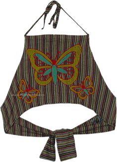 The butterfly is a symbol of peace and love. And that's the message with this top. #tlb #Sleeveless #beachwrap #bohemianfashion #Handmade #BohemianTop Multicolor Halter Top For Beach Festival, Multicolor Summer Halter Top For Festival, Cotton Halter Top For Beach Festivals, Cotton Halter Top For Festival Beachwear, Multicolor Festival Halter Top For Summer, Bohemian Green Halter Top For Summer, Bohemian Cotton Halter Neck Top, Cotton Bohemian Halter Top For Festivals, Bohemian Sleeveless Halter Top For Festival