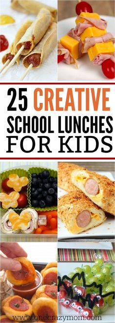 25 creative school lunches for kids