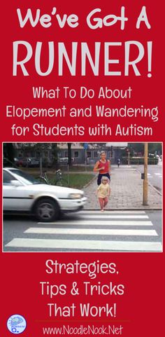 We’ve got a Runner! A closer look at elopement and wandering for students with Autism. Behavior Classroom, Verbal Communication, Classroom Strategies, Young Parents, Early Intervention, School Psychology