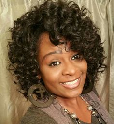 Short Curly Crochet Hair, Human Hair Crochet Braids, Short Hair Styles African American, Curly Weave, 2018 Hair, Jerry Curl, Bob Haircut Curly, Hair Crochet