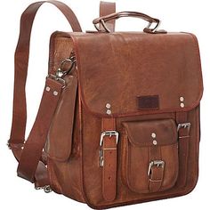 Free 2-day shipping. Buy Sharo Genuine Leather Long Three-in-One Backpack/Brief/Messenger Bag at Walmart.com Dark Academia Bag, Classic Leather Bag, Brown Backpacks, Brown Leather Bag, Leather Conditioner, Genuine Leather Bags, Classic Leather, Laptop Backpack, Online Bags